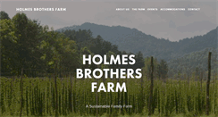 Desktop Screenshot of holmesbrothersfarm.com