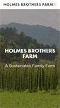Mobile Screenshot of holmesbrothersfarm.com