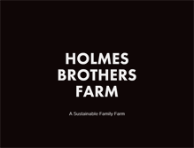 Tablet Screenshot of holmesbrothersfarm.com